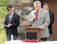 Mayor Tom Taylor at Veteran's Day Event