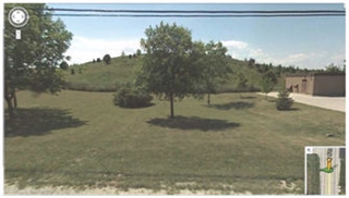 Google Earth Street view of the Vulcan Quarry berm, looking westward from S. 51st Street, dated July 28, 2011
