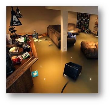 Photo 1: Damage from a Basement Backup